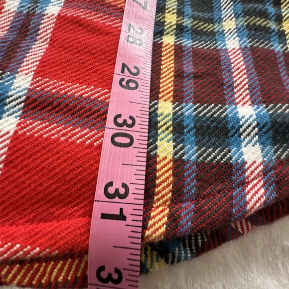 Alpine Design Heavyweight Flannel Shirt Men’s Size XL Red Blue Yellow Plaid New - Picture 12 of 13